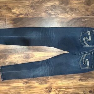 Silver Jeans Women's Dark Indigo Skinny Jeans